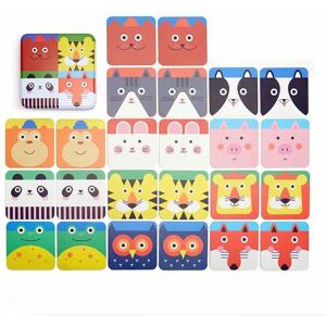 Memo Game - KIKKERLAND - Kikkerland On the Go - Beige - 24 cards - 3 years Memo Game - KIKKERLAND - Kikkerland On the Go - Beige - 24 cards - 3 years