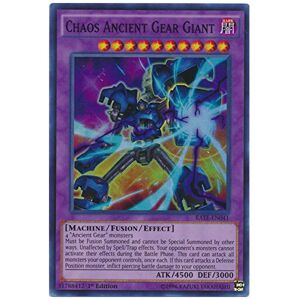 YU-GI-OH! - Chaos Ancient Gear Giant RATE-EN041 Super Rare 1st Edition Collectib YU-GI-OH! - Chaos Ancient Gear Giant RATE-EN041 Super Rare 1st Edition Collectib