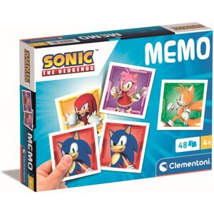 Clementoni Educational Game Memo Pocket Sonic 48 Tiles - Game For Children 3-5 Y Clementoni Educational Game Memo Pocket Sonic 48 Tiles - Game For Children 3-5 Y