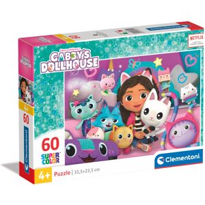 Clementoni Jigsaw Puzzle Gabby'S Dollhouse 60 Pieces - Supercolor Puzzle For Chi Clementoni Jigsaw Puzzle Gabby'S Dollhouse 60 Pieces - Supercolor Puzzle For Chi
