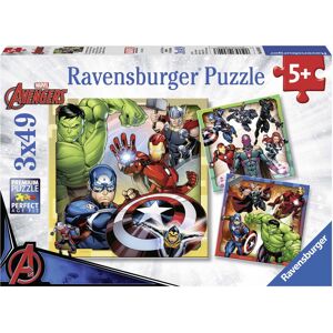 Ravensburger Marvel Avengers Assemble 3 x 49 Piece Jigsaw Puzzles for Kids Age 5 Ravensburger Marvel Avengers Assemble 3 x 49 Piece Jigsaw Puzzles for Kids Age 5