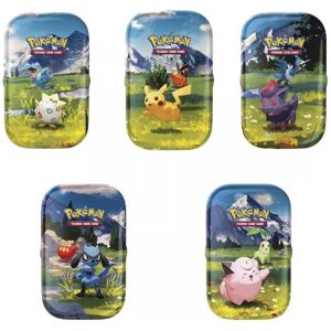 PoKéMoN Mini Tin Bundle - 50 Assorted Cards, 1 Random Ultra Rare & Game Coin PoKéMoN Mini Tin Bundle - 50 Assorted Cards, 1 Random Ultra Rare & Game Coin