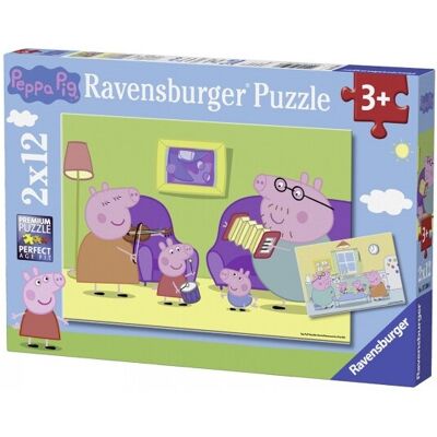 Ravensburger 2 Jigsaw Puzzle - Peppa Pig Ravensburger 2 Jigsaw Puzzle - Peppa Pig