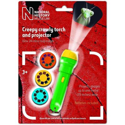 Natural History Museum Creepy Crawly Torch and Projector - Board Game Natural History Museum Creepy Crawly Torch and Projector - Board Game