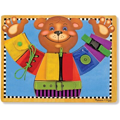 Melissa & Doug Basic Skills Puzzle Board - Wooden Educational Toy Melissa & Doug Basic Skills Puzzle Board - Wooden Educational Toy
