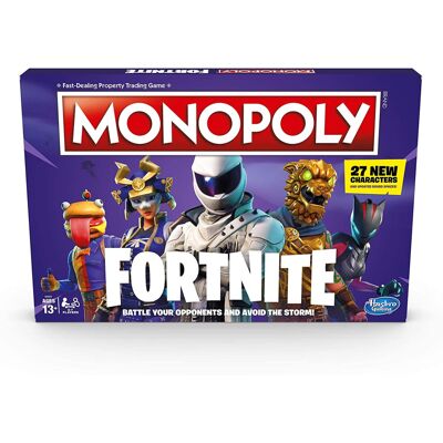Hasbro Monopoly: Fortnite Edition Board Game Inspired by Fortnite Video Game Age Hasbro Monopoly: Fortnite Edition Board Game Inspired by Fortnite Video Game Age