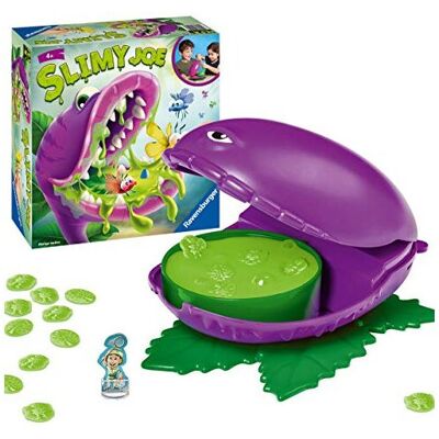 Ravensburger Slimy Joe Board Game for Kids age 4 years and up. Help the Fluterbyes escape the Ravensburger Slimy Joe Board Game for Kids age 4 years and up. Help the Fluterbyes escape the