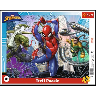 Trefl 25 Piece Kids Infant Disney Marvel Spiderman Frame Floor Jigsaw Puzzle Trefl 25 Piece Kids Infant Disney Marvel Spiderman Frame Floor Jigsaw Puzzle