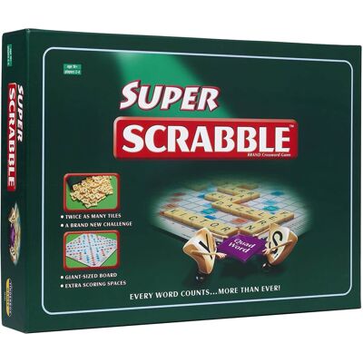 Super Scrabble Board Game - Board Game Super Scrabble Board Game - Board Game