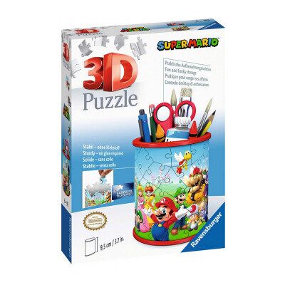 Ravensburger Super Mario Brothers Pencil Pot 3D Jigsaw Puzzles for Kids Age 6 Ye Ravensburger Super Mario Brothers Pencil Pot 3D Jigsaw Puzzles for Kids Age 6 Ye