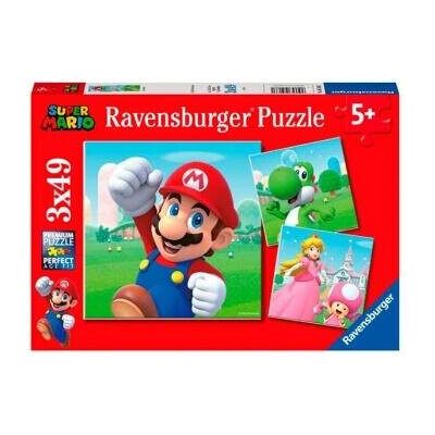 Ravensburger Super Mario 3 X 49 Pieces Puzzle - Jigsaw Puzzle Ravensburger Super Mario 3 X 49 Pieces Puzzle - Jigsaw Puzzle