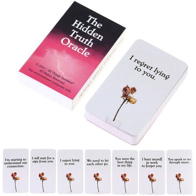Unbranded The Hidden Truth Oracle Cards - Tarot Divination Deck for Prophecy & Party Games Unbranded The Hidden Truth Oracle Cards - Tarot Divination Deck for Prophecy & Party Games