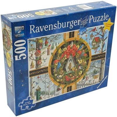 Ravensburger Jigsaw Puzzle - CHRISTMAS SONGBIRDS - 500 Larger Pieces Ravensburger Jigsaw Puzzle - CHRISTMAS SONGBIRDS - 500 Larger Pieces