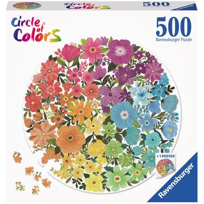 Ravensburger Flowers Puzzle Of 500 Pieces - 52 x 52 CM - Jigsaw Puzzle Ravensburger Flowers Puzzle Of 500 Pieces - 52 x 52 CM - Jigsaw Puzzle