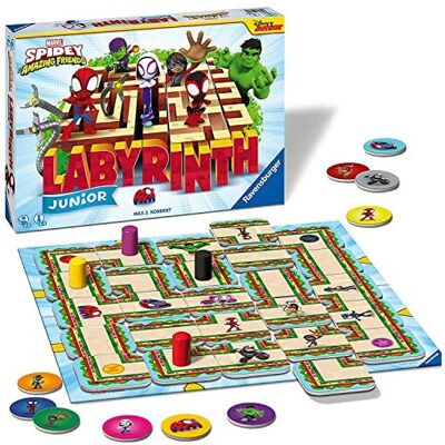 Ravensburger Spiderman and His Amazing Friends Junior Labyrinth - The Moving Maz Ravensburger Spiderman and His Amazing Friends Junior Labyrinth - The Moving Maz