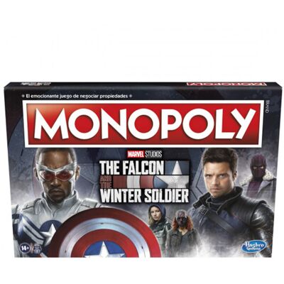 Hasbro Monopoly Marvel The Falcon & Winter Soldier Board Game Hasbro Monopoly Marvel The Falcon & Winter Soldier Board Game