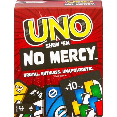 Mattel UNO Show ?em No Mercy Card Game for Kids, Adults & Family Parties and Travel Wit Mattel UNO Show ?em No Mercy Card Game for Kids, Adults & Family Parties and Travel Wit