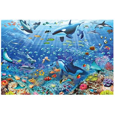 Ravensburger Colourful Underwater World 3000 Piece Jigsaw Puzzles for Adults and Kids Age 12 Ravensburger Colourful Underwater World 3000 Piece Jigsaw Puzzles for Adults and Kids Age 12