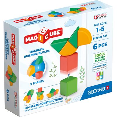 Geomag Magicube Shapes Starter Set - Magnetic Building Toy Geomag Magicube Shapes Starter Set - Magnetic Building Toy