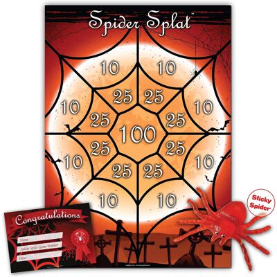 UKPG Store Halloween Party Game SPIDER SPLAT Unlimited Players for Halloween Party, Hallo UKPG Store Halloween Party Game SPIDER SPLAT Unlimited Players for Halloween Party, Hallo