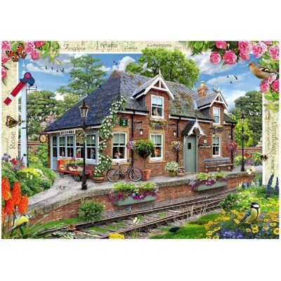 Ravensburger Railway Cottage Country Cottage Collection No 13 Jigsaw Puzzle Ravensburger Railway Cottage Country Cottage Collection No 13 Jigsaw Puzzle