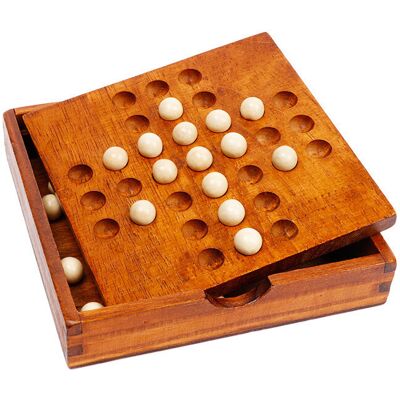 Unbranded Wooden Solitaire Board Cognitive Chess Educational Intellectual Strategy Games Unbranded Wooden Solitaire Board Cognitive Chess Educational Intellectual Strategy Games