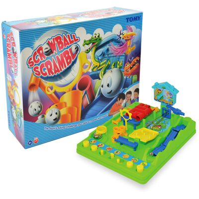 TOMY Games Screwball Scramble Marble Run Game for Kids - Timed Marble Maze Kids TOMY Games Screwball Scramble Marble Run Game for Kids - Timed Marble Maze Kids