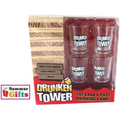 Sammar Gifts "NEW" Drunken Tower Party Game + Building Blocks Drinking Games Sammar Gifts "NEW" Drunken Tower Party Game + Building Blocks Drinking Games