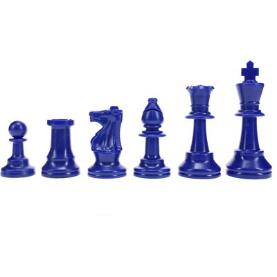 Splotter Spellen WE Games Color Bright Plastic Staunton Tournament Chess Pieces with 3.75 in. Kin Splotter Spellen WE Games Color Bright Plastic Staunton Tournament Chess Pieces with 3.75 in. Kin