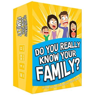Unbranded Do you really know your family Game Cards Interesting Party Game Cards for House Unbranded Do you really know your family Game Cards Interesting Party Game Cards for House