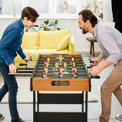 HOMCOM Folding Football Gaming Table - Mini Foosball Soccer Table HOMCOM Folding Football Gaming Table - Mini Foosball Soccer Table