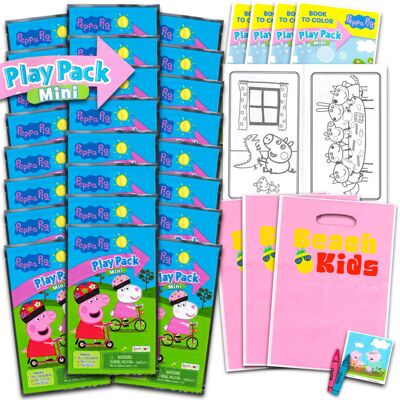 Peppa Pig Store Mini Party Favors Set for Kids - Bundle with 24 Mini Peppa Pig G Peppa Pig Store Mini Party Favors Set for Kids - Bundle with 24 Mini Peppa Pig G