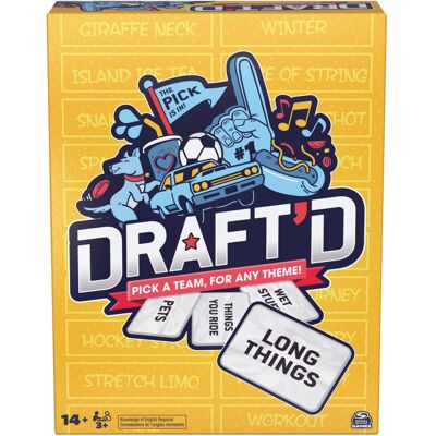 Spin Master -pelit Draftd a Drafting Game for Everyone Party Game Night Game for College Bachel Spin Master -pelit Draftd a Drafting Game for Everyone Party Game Night Game for College Bachel