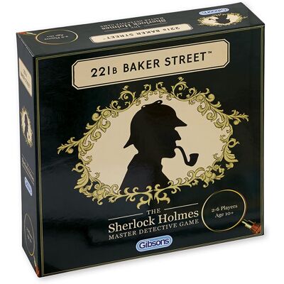 Gibsons Games 221b Baker Street Detective Board Game Sherlock Holmes Game for Adults & Kids Gibsons Games 221b Baker Street Detective Board Game Sherlock Holmes Game for Adults & Kids