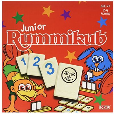 IDEAL Rummikub Junior: The fast-moving numbers game which develops numeracy sk IDEAL Rummikub Junior: The fast-moving numbers game which develops numeracy sk