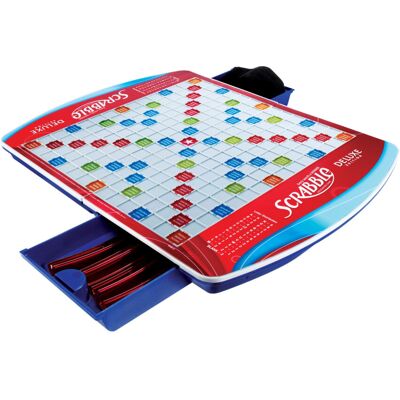 Hasbro Gaming Scrabble Deluxe Edition Board Game (Amazon Exclusive) Hasbro Gaming Scrabble Deluxe Edition Board Game (Amazon Exclusive)
