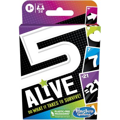 Hasbro 5 Alive Card Game Fast-Paced Game for Kids and Families Easy to Learn Fun Fam Hasbro 5 Alive Card Game Fast-Paced Game for Kids and Families Easy to Learn Fun Fam