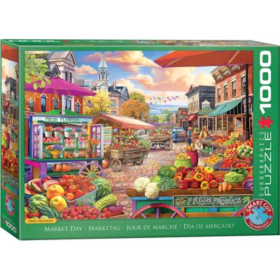 Eurographics 1000 Piece Puzzle Main Street Market - Puzzle Eurographics 1000 Piece Puzzle Main Street Market - Puzzle