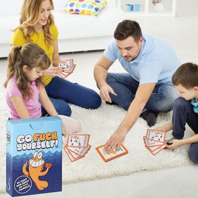 Unbranded Go Fuck Yourself Emotion Card Board Game Cards Family Party Toy Shark Print Unbranded Go Fuck Yourself Emotion Card Board Game Cards Family Party Toy Shark Print