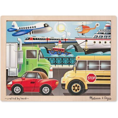 Melissa & Doug On the Go (Vehicles) Jigsaw (12 pc) Melissa & Doug On the Go (Vehicles) Jigsaw (12 pc)