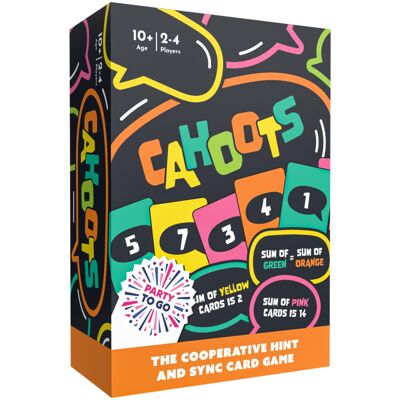 Gamewright - Party to Go - Cahoots Cooperative Hint and Sync Card Game Gamewright - Party to Go - Cahoots Cooperative Hint and Sync Card Game