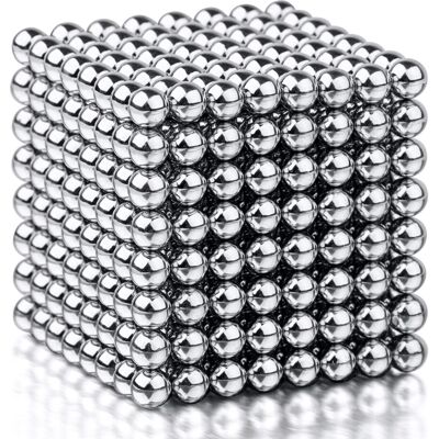 Unbranded 512PCS Silver Magnetic Ball Building Block Creative Magnet Toy Puzzle 5mm Office Unbranded 512PCS Silver Magnetic Ball Building Block Creative Magnet Toy Puzzle 5mm Office