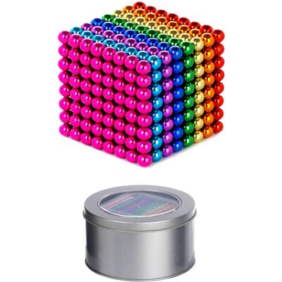Unbranded 512Pcs 3mm Colorful Magnetic Balls Puzzle Toy Stress Relieving Desktop Decoratio Unbranded 512Pcs 3mm Colorful Magnetic Balls Puzzle Toy Stress Relieving Desktop Decoratio