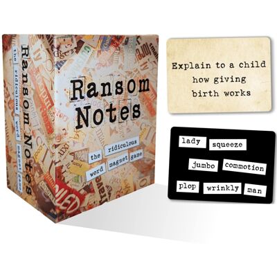 Ransom Notes - The Ridiculous Word Magnet Party Game, 3+ Players Ransom Notes - The Ridiculous Word Magnet Party Game, 3+ Players