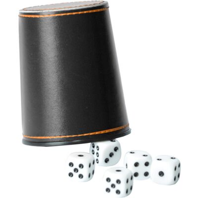 Unbranded PU Leather Dice Cups with 5 Dice Bar KTV Unbranded PU Leather Dice Cups with 5 Dice Bar KTV