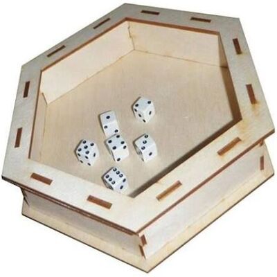 Asmodee Hex Dice Tray Asmodee Hex Dice Tray