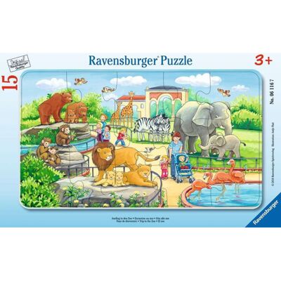 Ravensburger Trip to The Zoo Jigsaw Puzzle (15 Piece) Ravensburger Trip to The Zoo Jigsaw Puzzle (15 Piece)