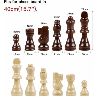 Unbranded Professional Chess Set, Tournament Grade Handcrafted Chess Figures, Wooden Chess Unbranded Professional Chess Set, Tournament Grade Handcrafted Chess Figures, Wooden Chess