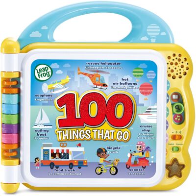 LeapFrog 100 Things That Go, Baby & Toddler Book, Educational and Interactive Bi LeapFrog 100 Things That Go, Baby & Toddler Book, Educational and Interactive Bi