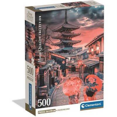 Clementoni 500 pcs Evening In Kyoto Jigsaw Puzzle - Jigsaw Puzzle Clementoni 500 pcs Evening In Kyoto Jigsaw Puzzle - Jigsaw Puzzle